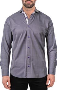 Maceoo Einstein Contemporary Fit Button-Up Shirt