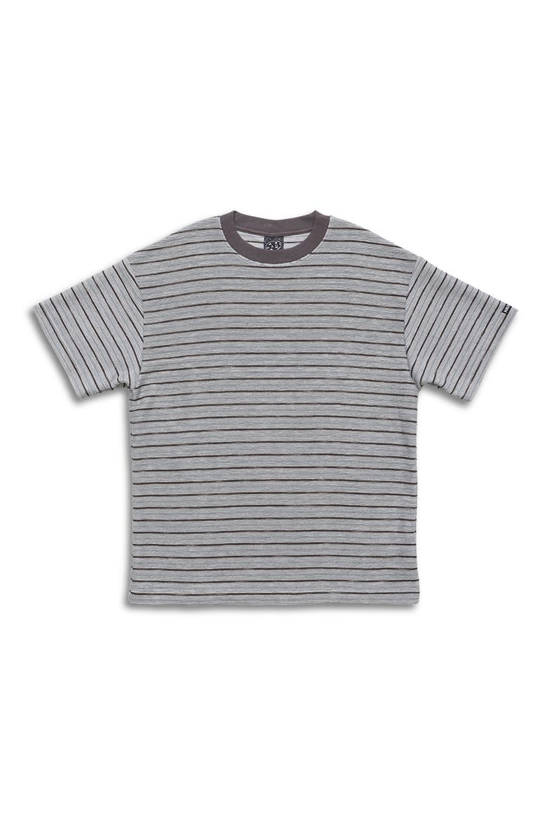 Dobby Days Oversize Stripe T-Shirt, Alternate, color, IRON