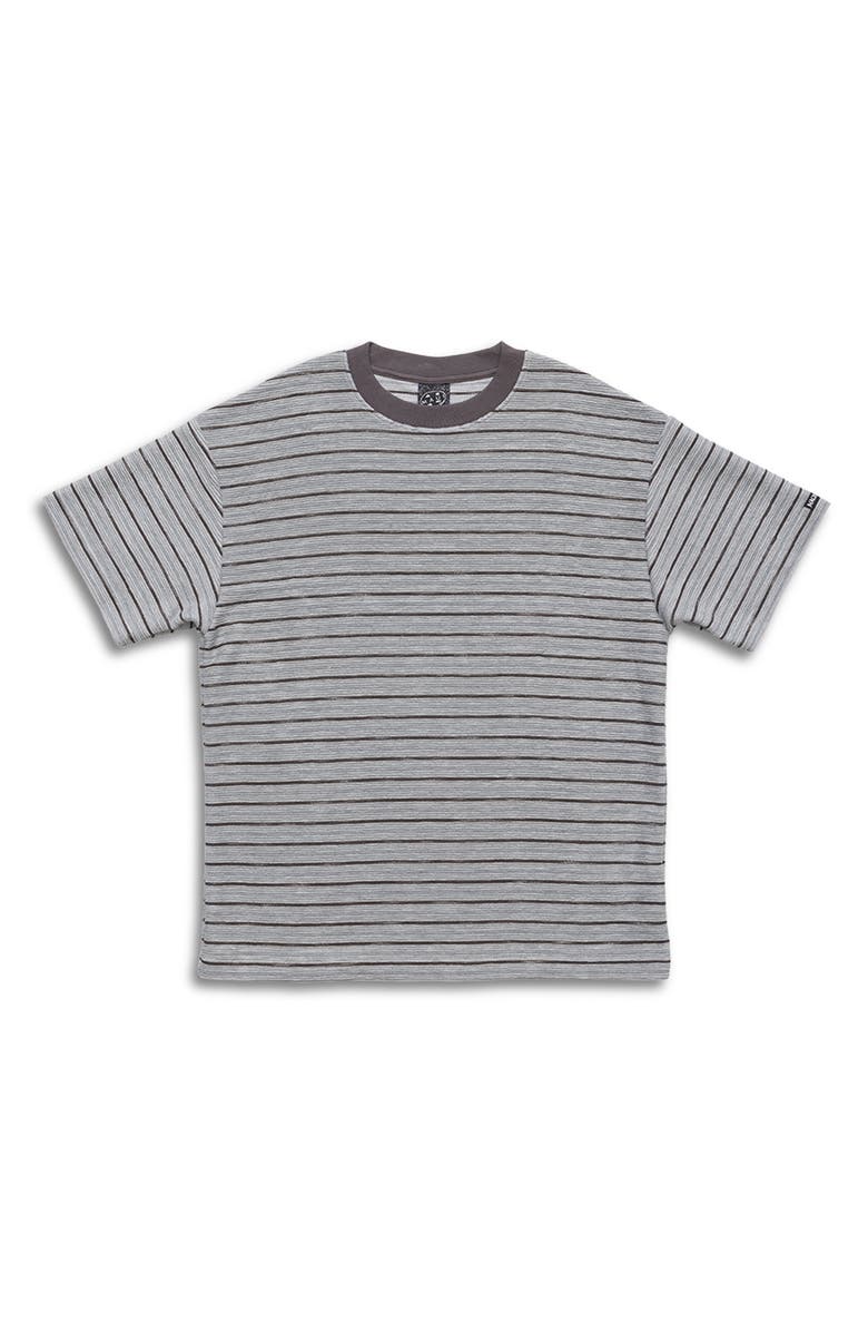 Maui & Sons Dobby Days Oversize Stripe T-Shirt, Alternate, color, Iron