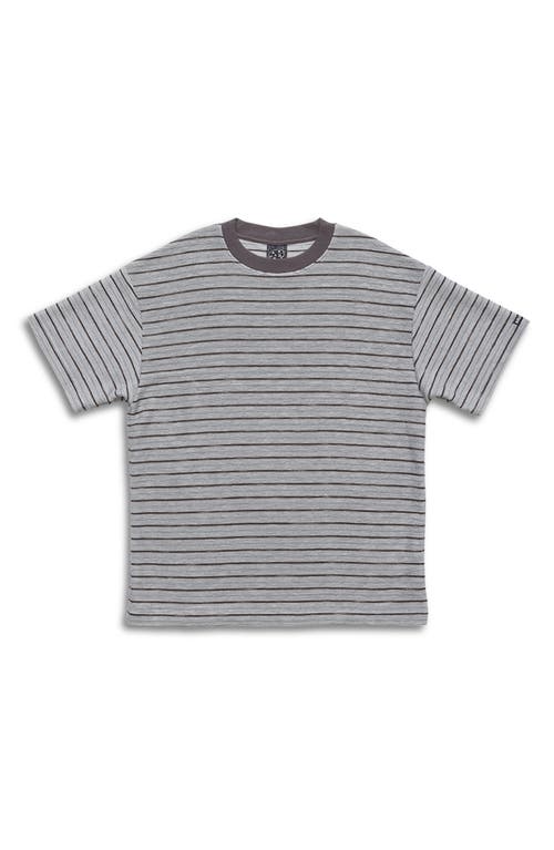 Maui And Sons Maui & Sons Dobby Days Oversize Stripe T-shirt In Iron