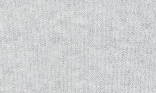 Bobeau Cable Sleeve Sweater In Gray