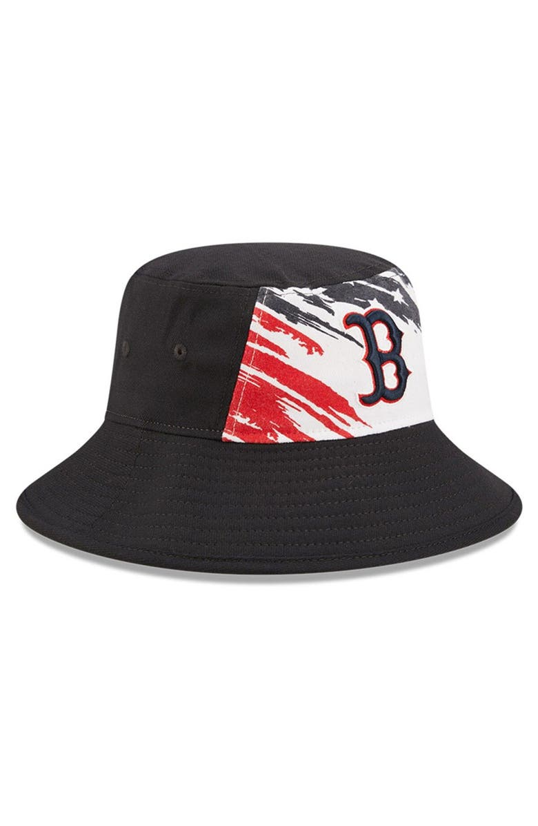 New Era Men's New Era Navy Boston Red Sox 2022 4th of July Bucket Hat, Alternate, color, Navy