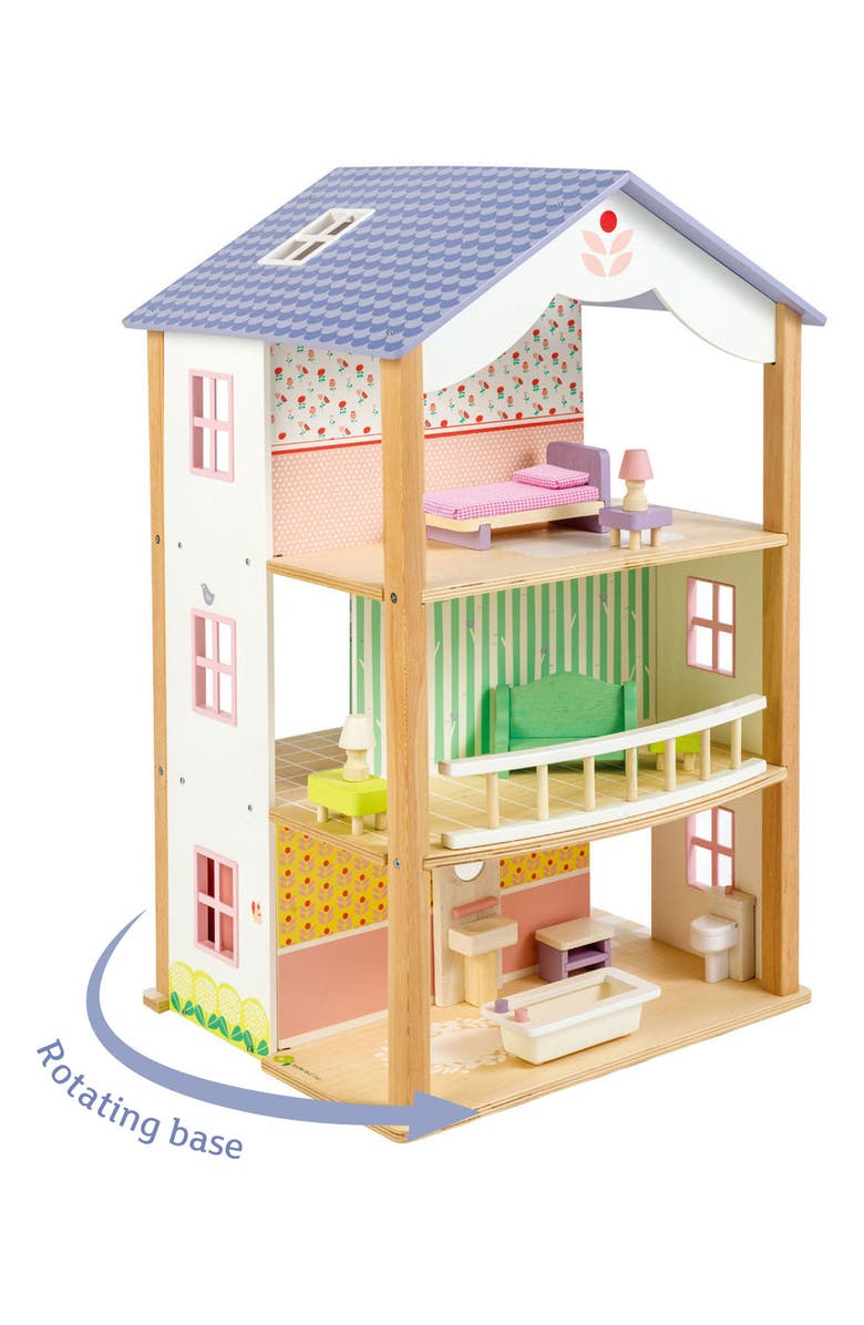 Tender Leaf Toys Bluebird Villa Dollhouse, Alternate, color,
