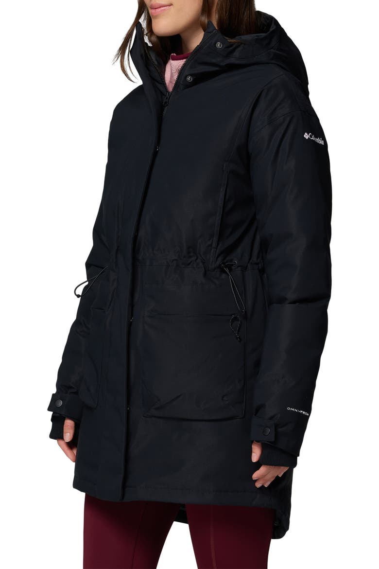 Harmony Falls 550 Fill Power Down & Feather Fill Parka, Alternate, color, BLACK