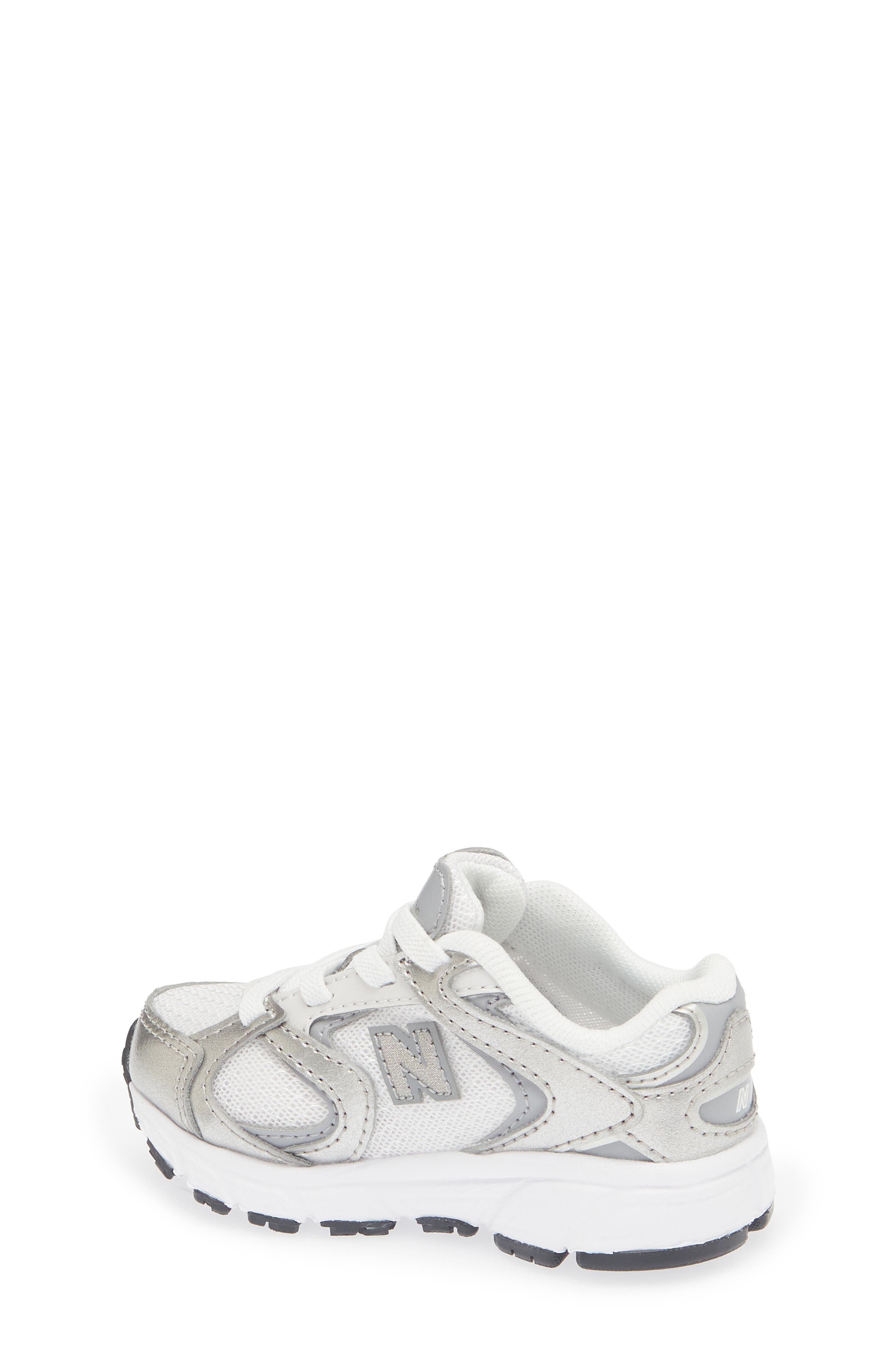 Kids' 408 Running Shoe, Alternate, color, SILVER METALLIC/ SLATE GREY