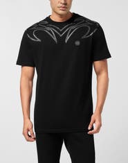 PHILIPP PLEIN Round Neck T-Shirt Texas Studs Men