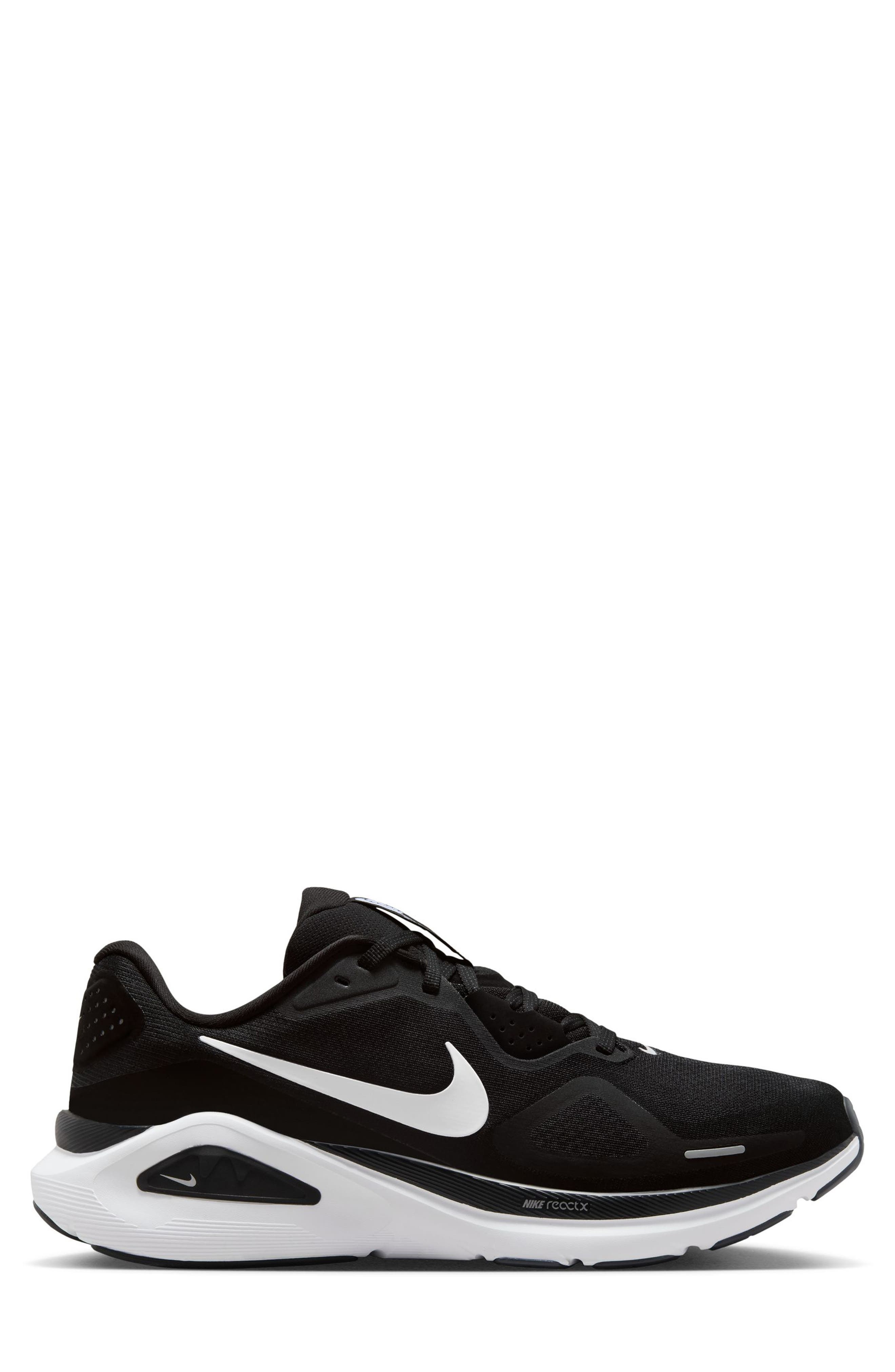 Nike Structure 26 Running Shoe, Alternate, color, 002 Black/White