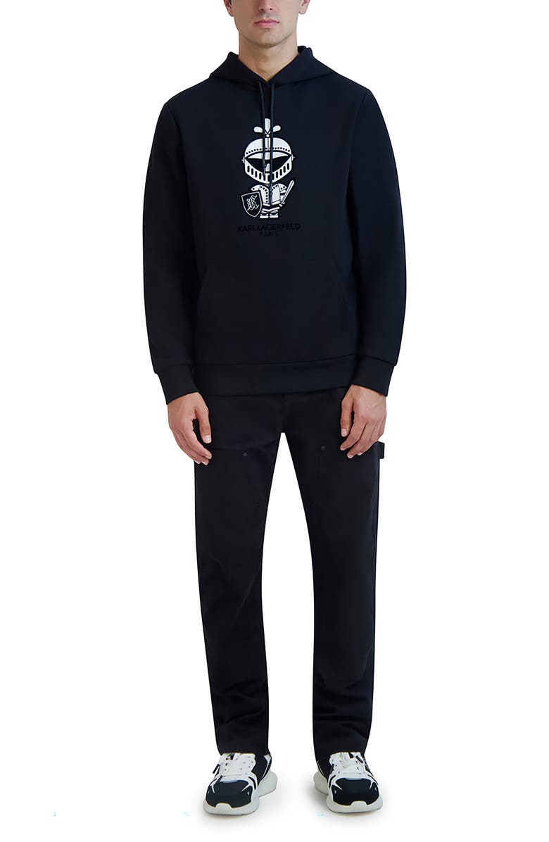 KARL LAGERFELD PARIS Karl Amour Hoodie, Alternate, color, 