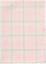 Burberry Sequin Check Wool & Silk Blend Scarf