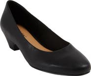Comfortview The Vida Leather Like Slip On Pump