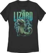 Hoppers Womens Hoppers Tom Lizard Electrifying Pose T Shirt