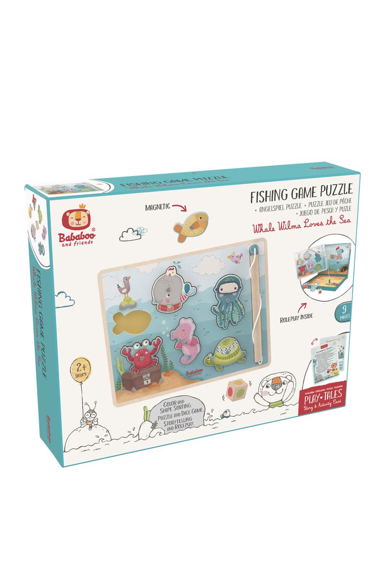 Bababoo and friends<sup>®</sup> Wilma Whale Loves the Sea Fishing Game Puzzle, Alternate, color, Blue