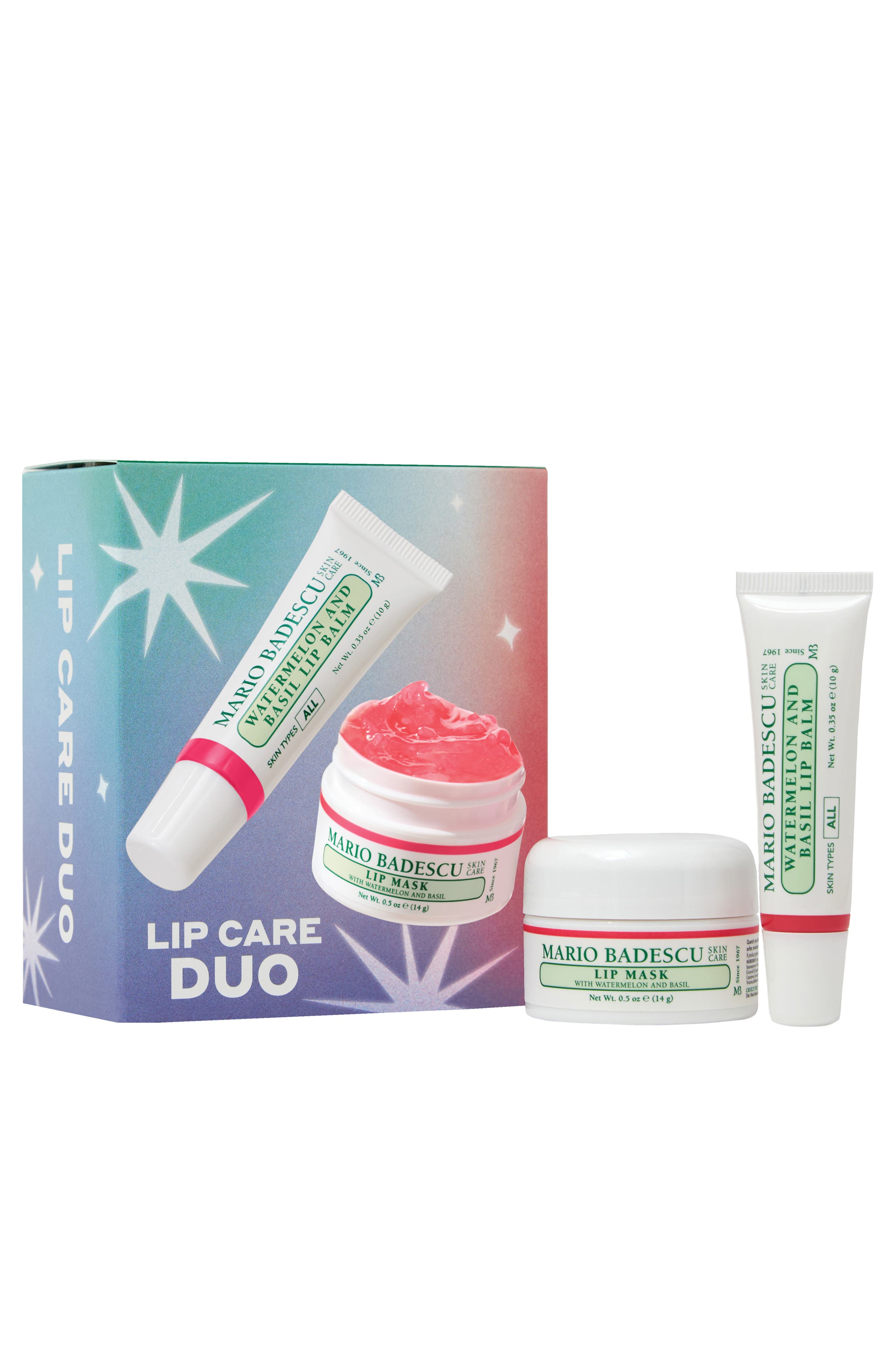 Watermelon and Basil Lip Duo Set