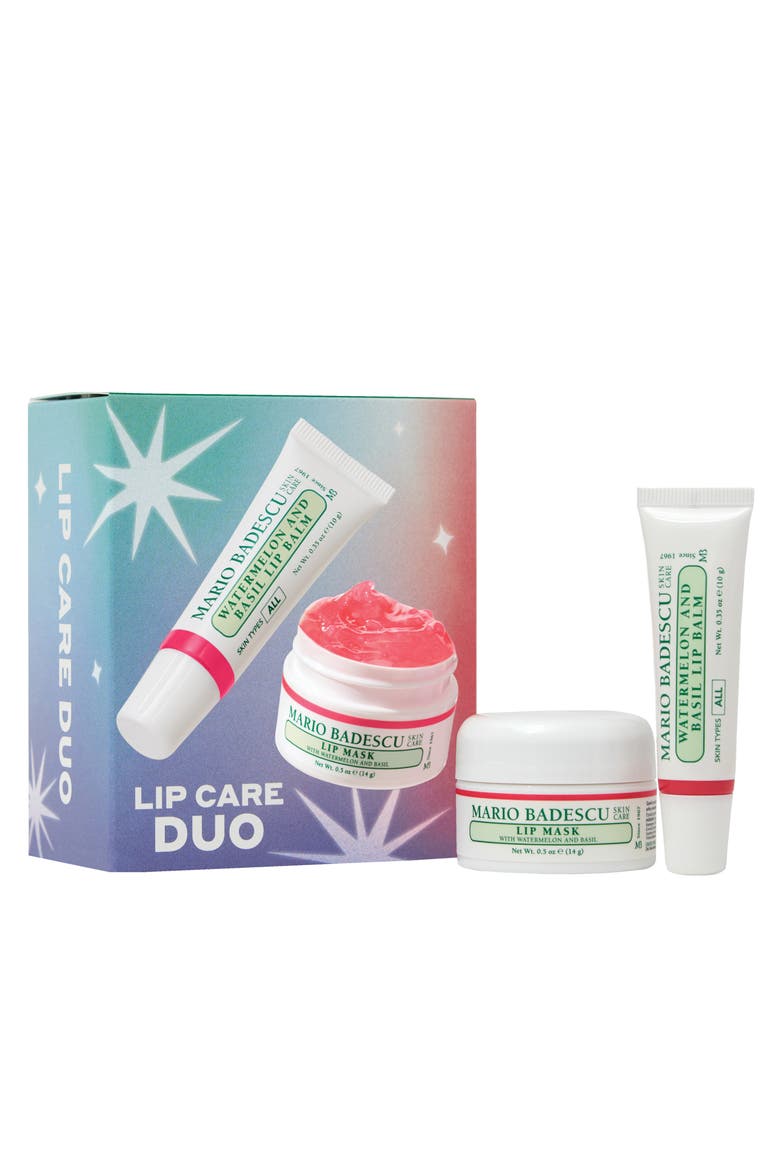 Watermelon and Basil Lip Duo Set, Main, color, NO COLOR