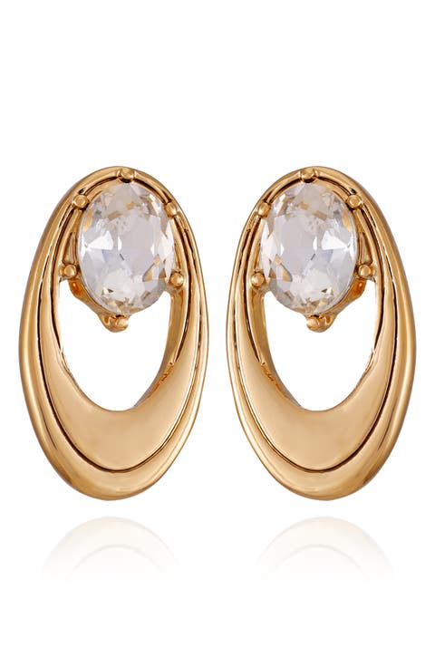 Crystal Clip-On Earrings