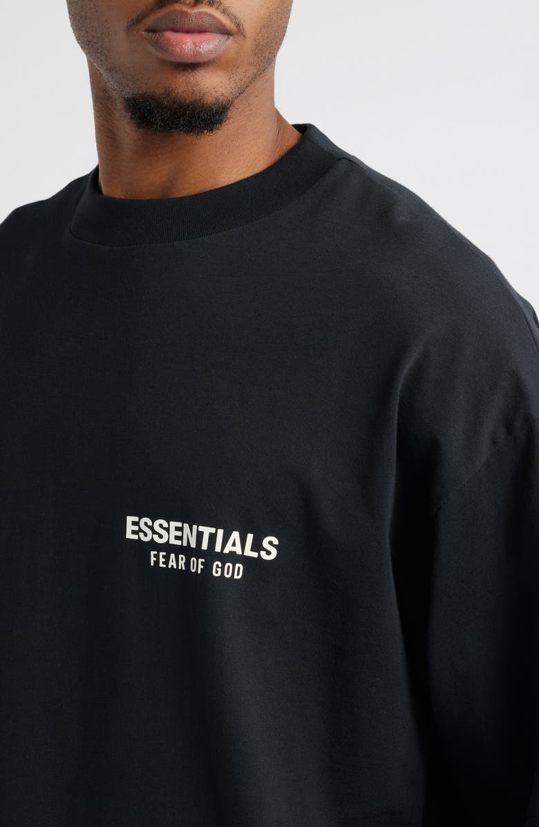 Fear of God Essentials Classic Fit Long Sleeve Logo T-Shirt, Alternate, color, 