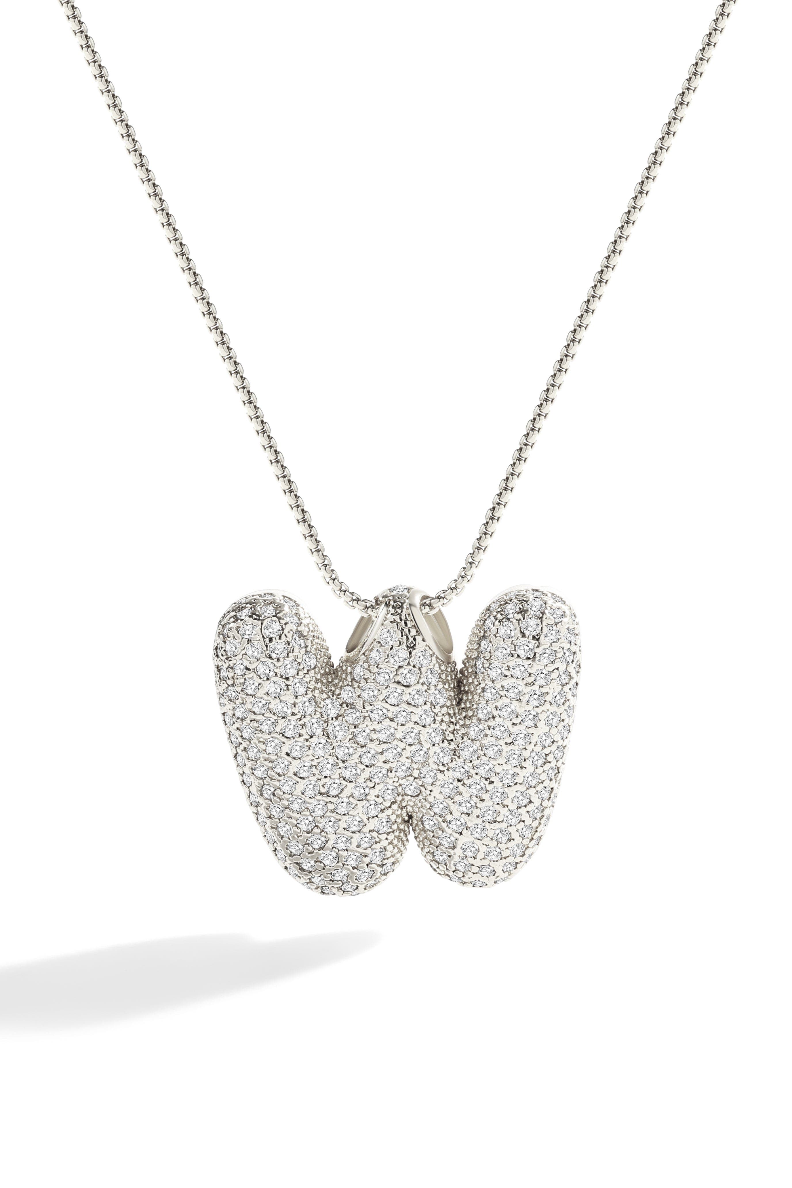 selected Silver / Letter W