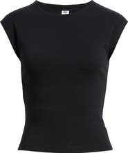 BP. Rib Cap Sleeve T-Shirt