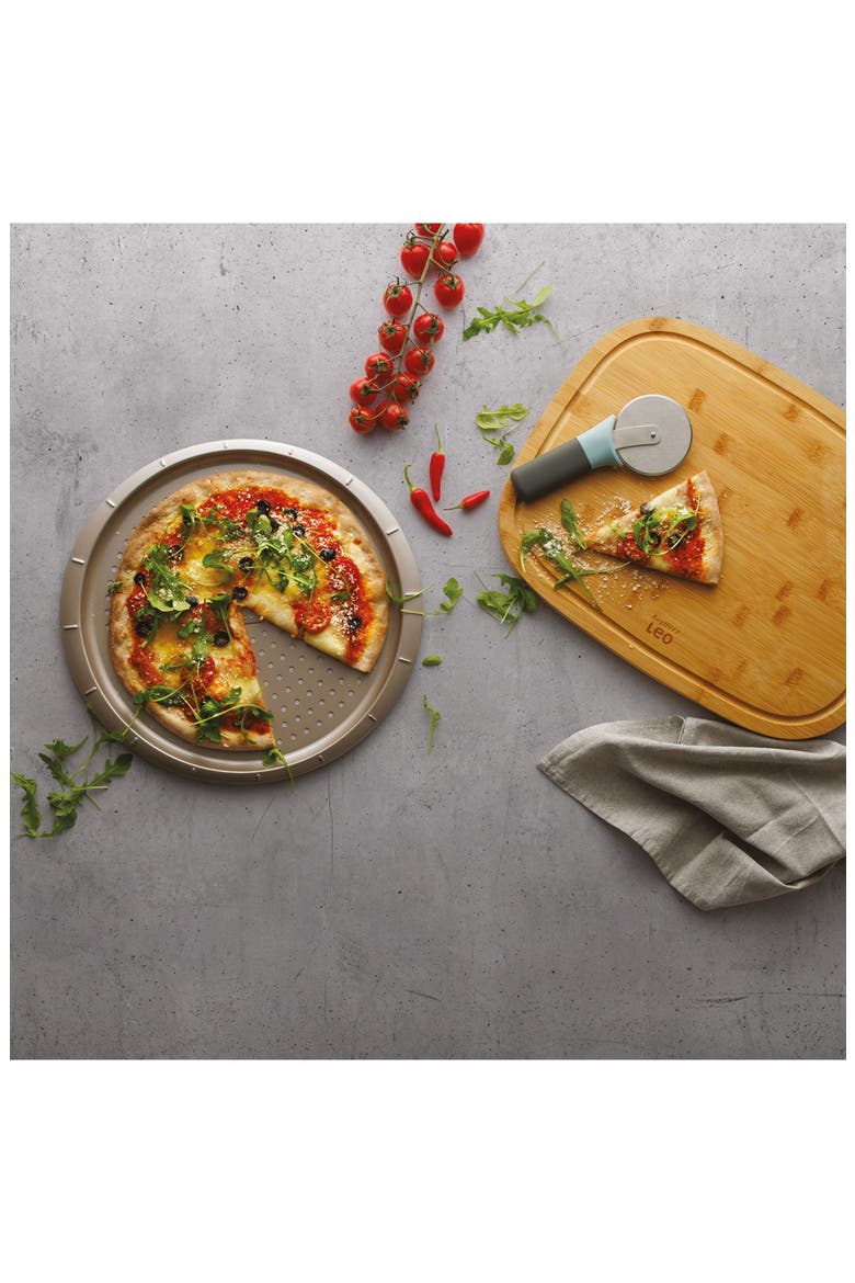 Leo Balance Perforated Pizza Pan, Alternate, color, GOLDEN