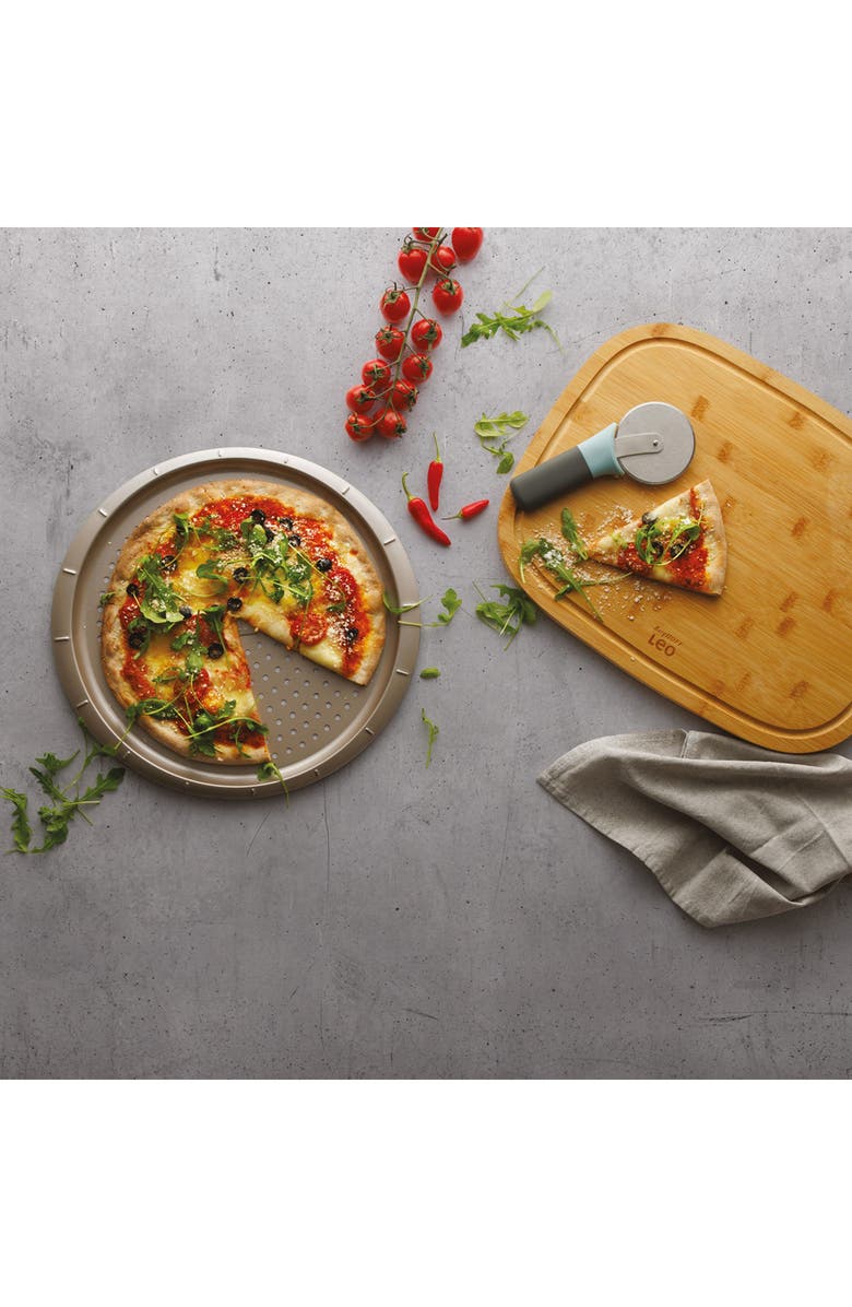 BergHOFF Leo Balance Perforated Pizza Pan, Alternate, color, Golden