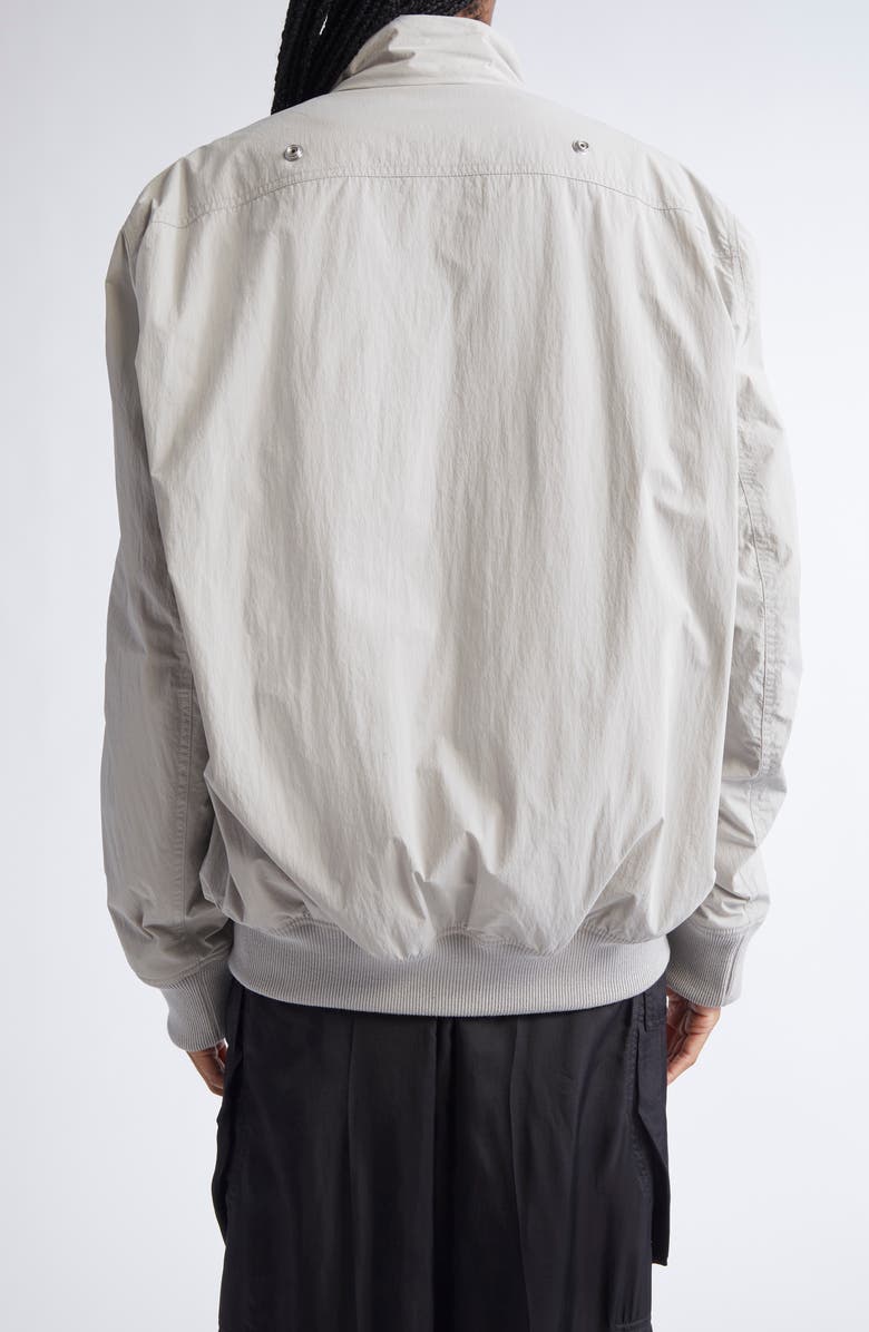 Rick Owens Imbottito Bomber Jacket, Alternate, color, Pearl