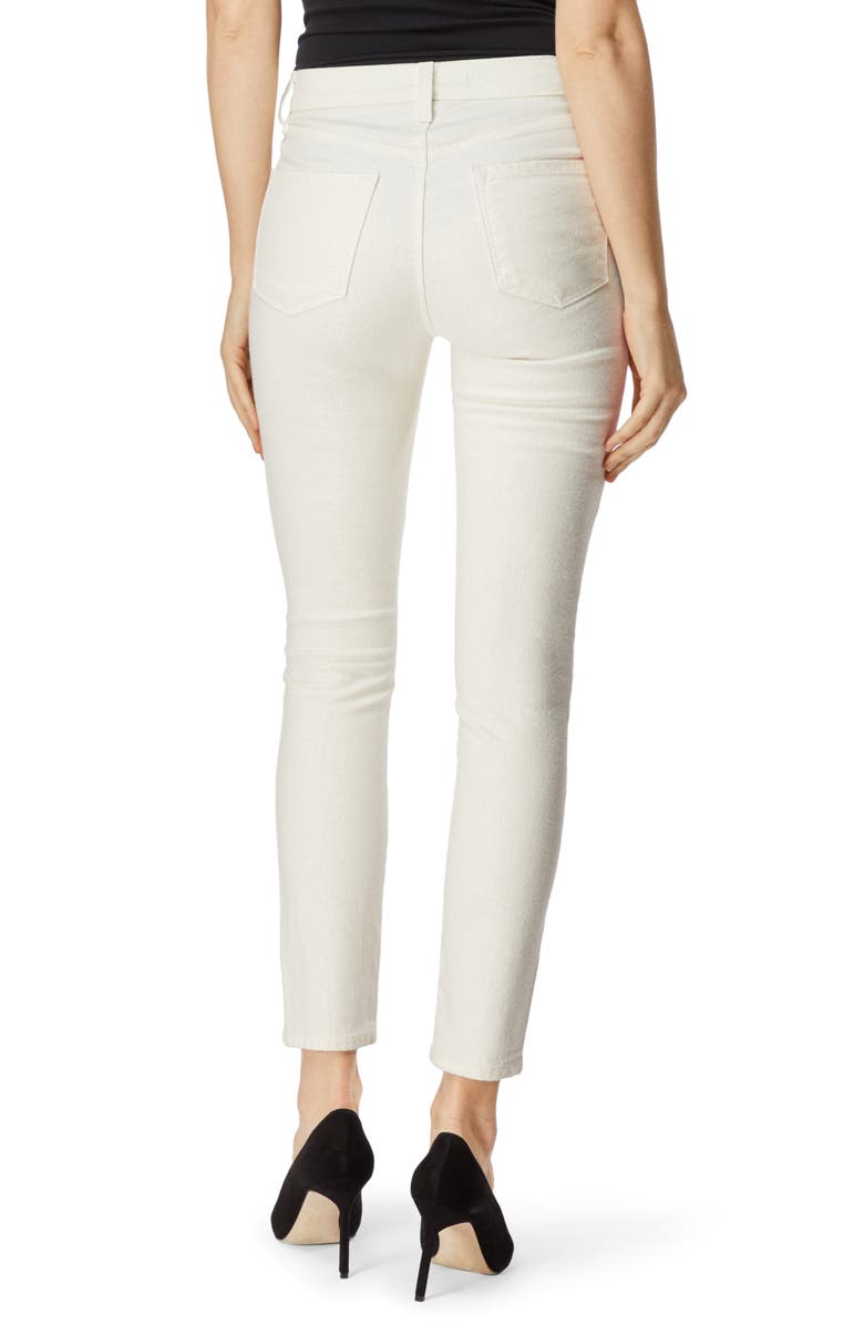 J Brand Alana High Waist Crop Skinny Jeans, Alternate, color, Glimmer