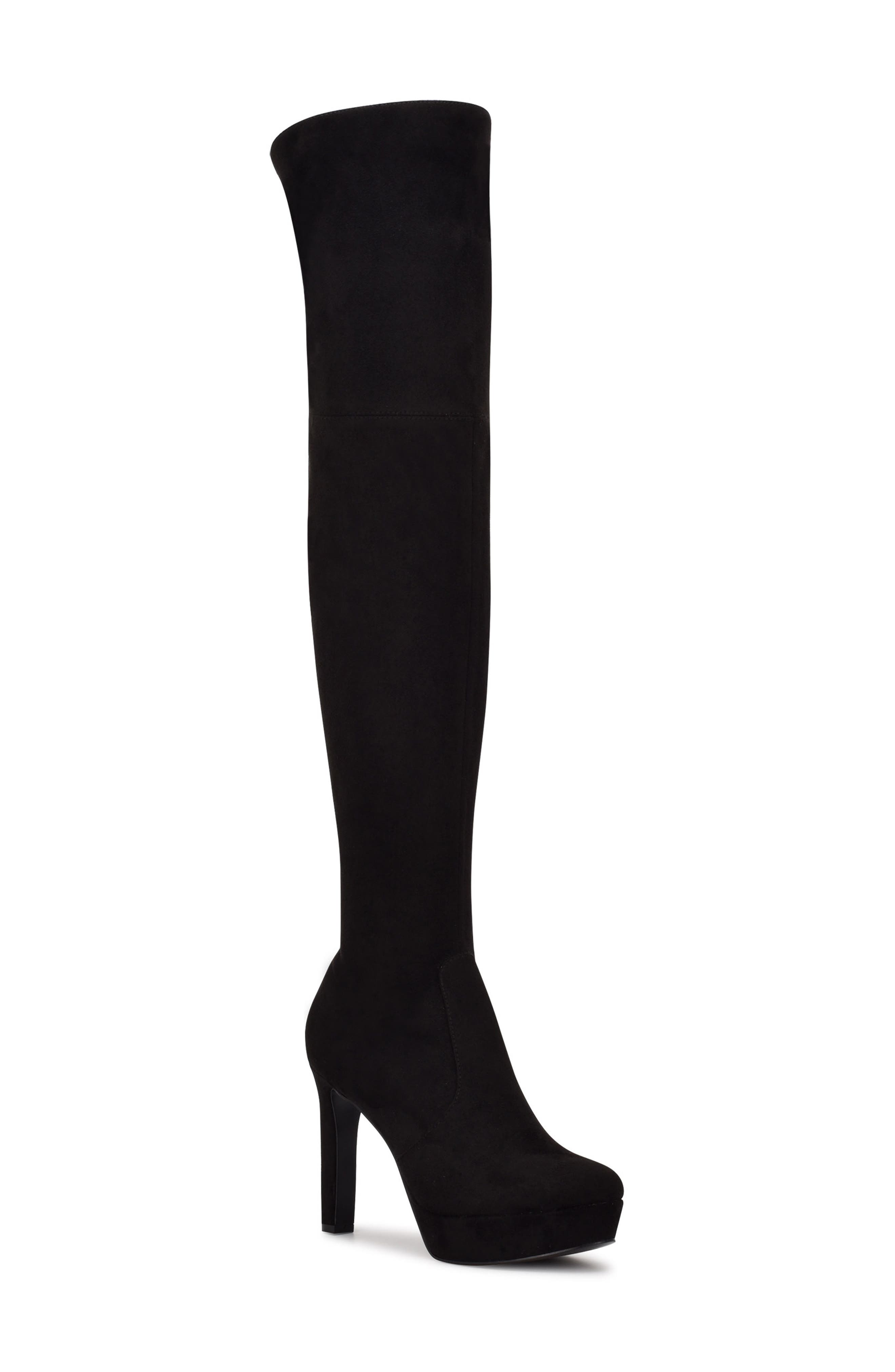 Nine West Gotcha Over the Knee Platform Stiletto Boot, Main, color, 