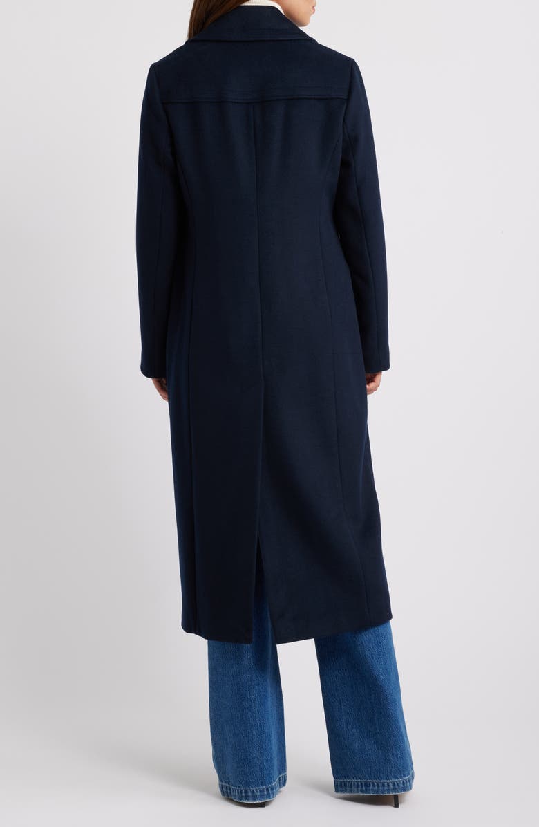 Michael Kors Double Breasted Wool Blend Long Coat, Alternate, color, 