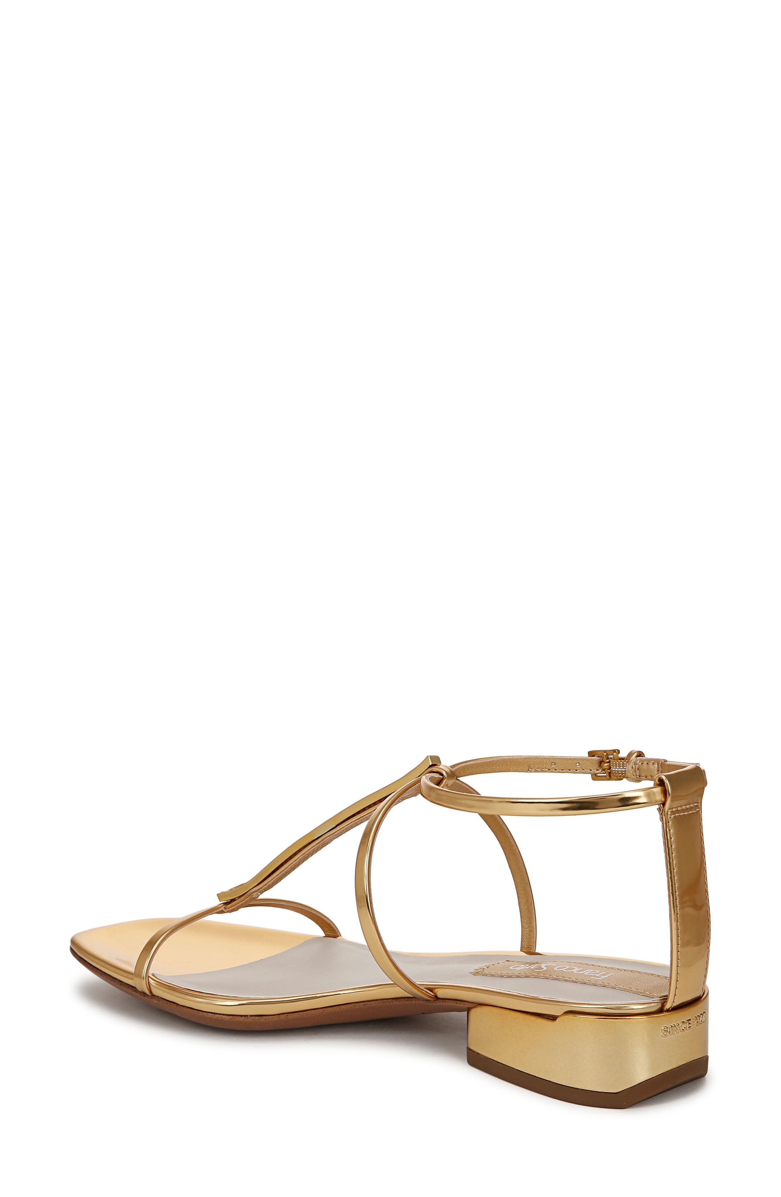 Franco Sarto Misty Strappy Sandal, Alternate, color, Gold