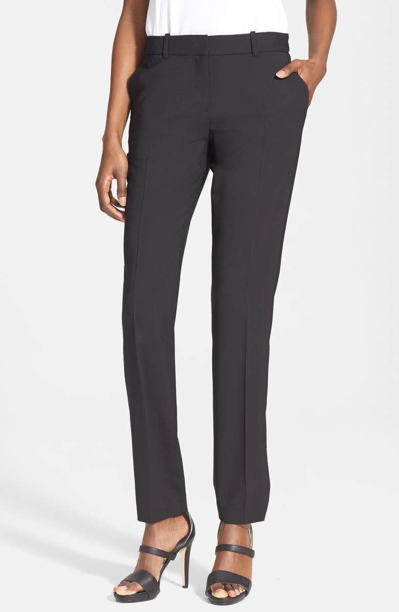 Theory 'Super Slim Edition' Stretch Wool Pants, Alternate, color, 