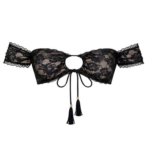 Ivy Swimwear Lani Bikini Top in Black at Nordstrom, Size Medium
