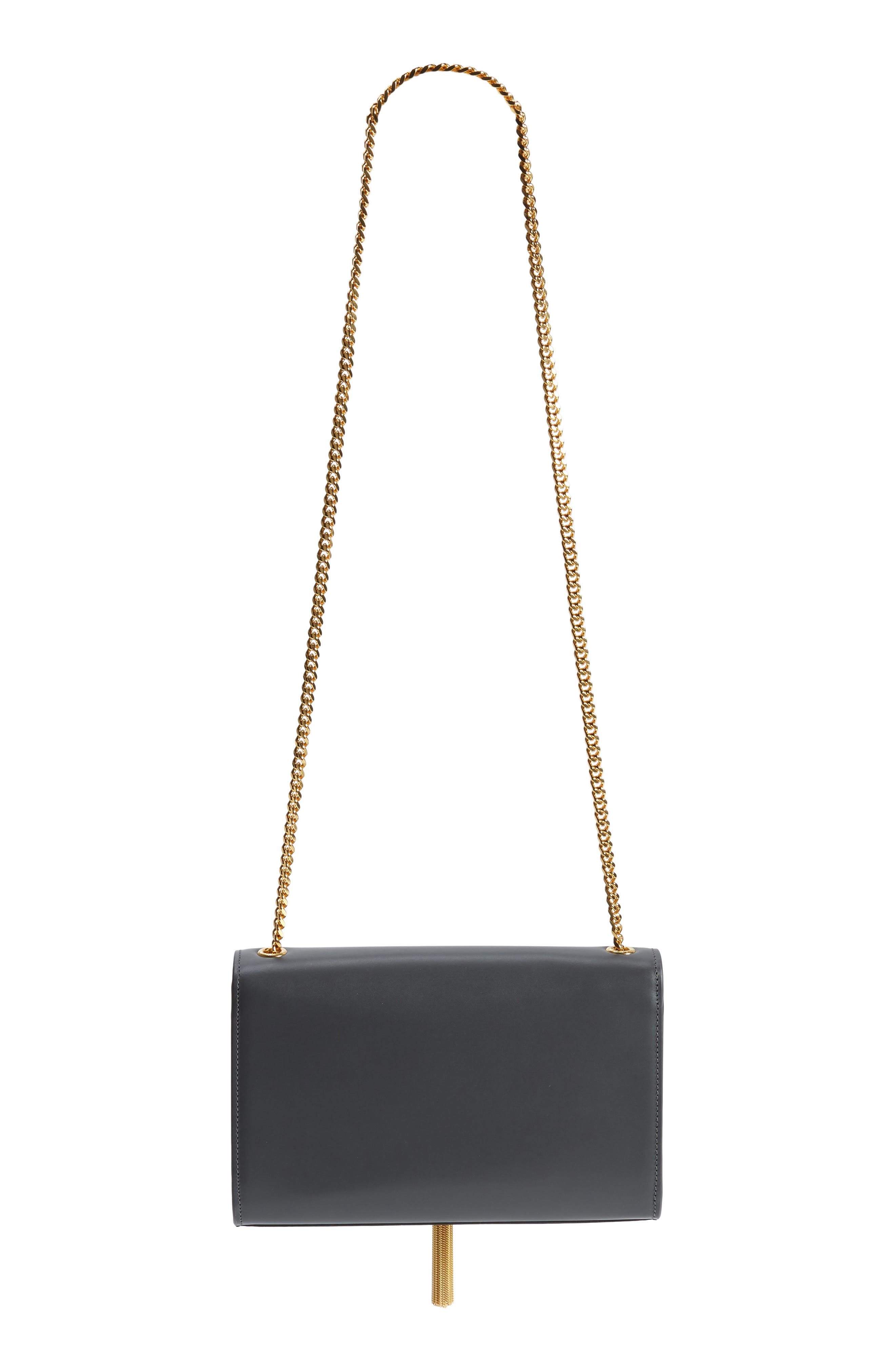 Saint Laurent Medium Kate Leather Shoulder Bag, Alternate, color, 