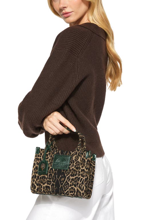 Kurt Geiger London X-small Southbank Canvas Tote In Brown