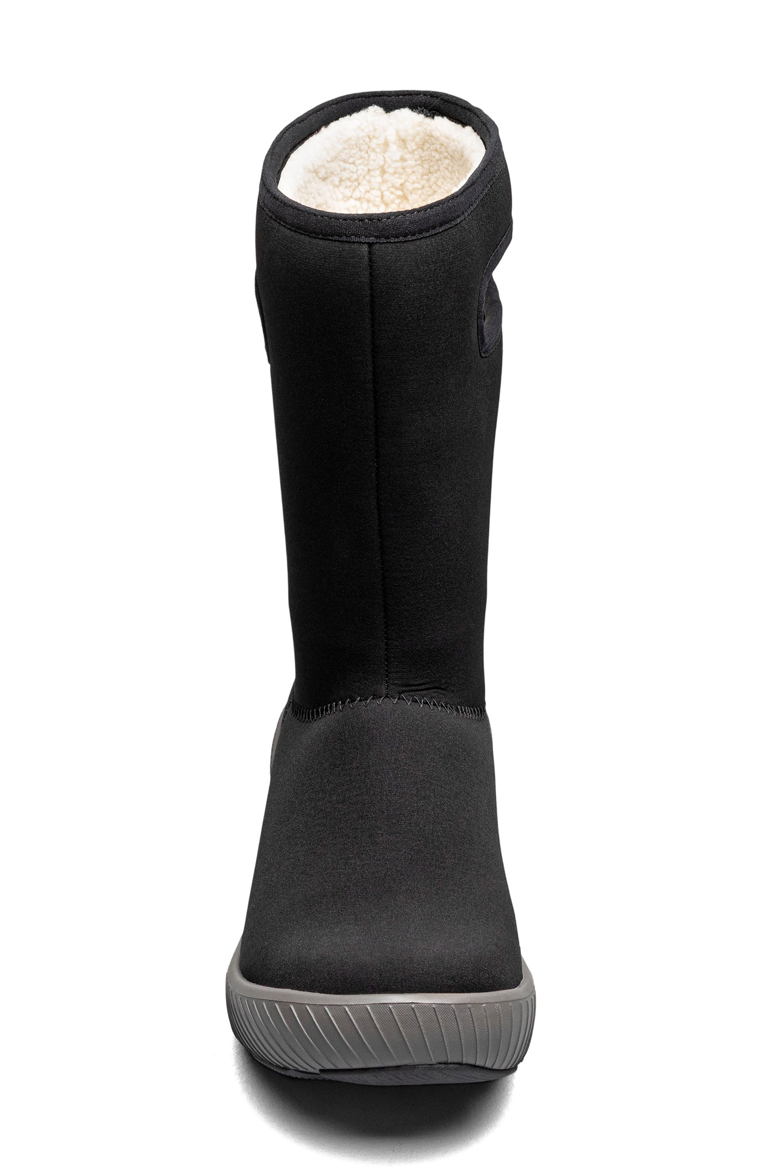 Coral Tall Waterproof Boot, Alternate, color, BLACK/ GRAY