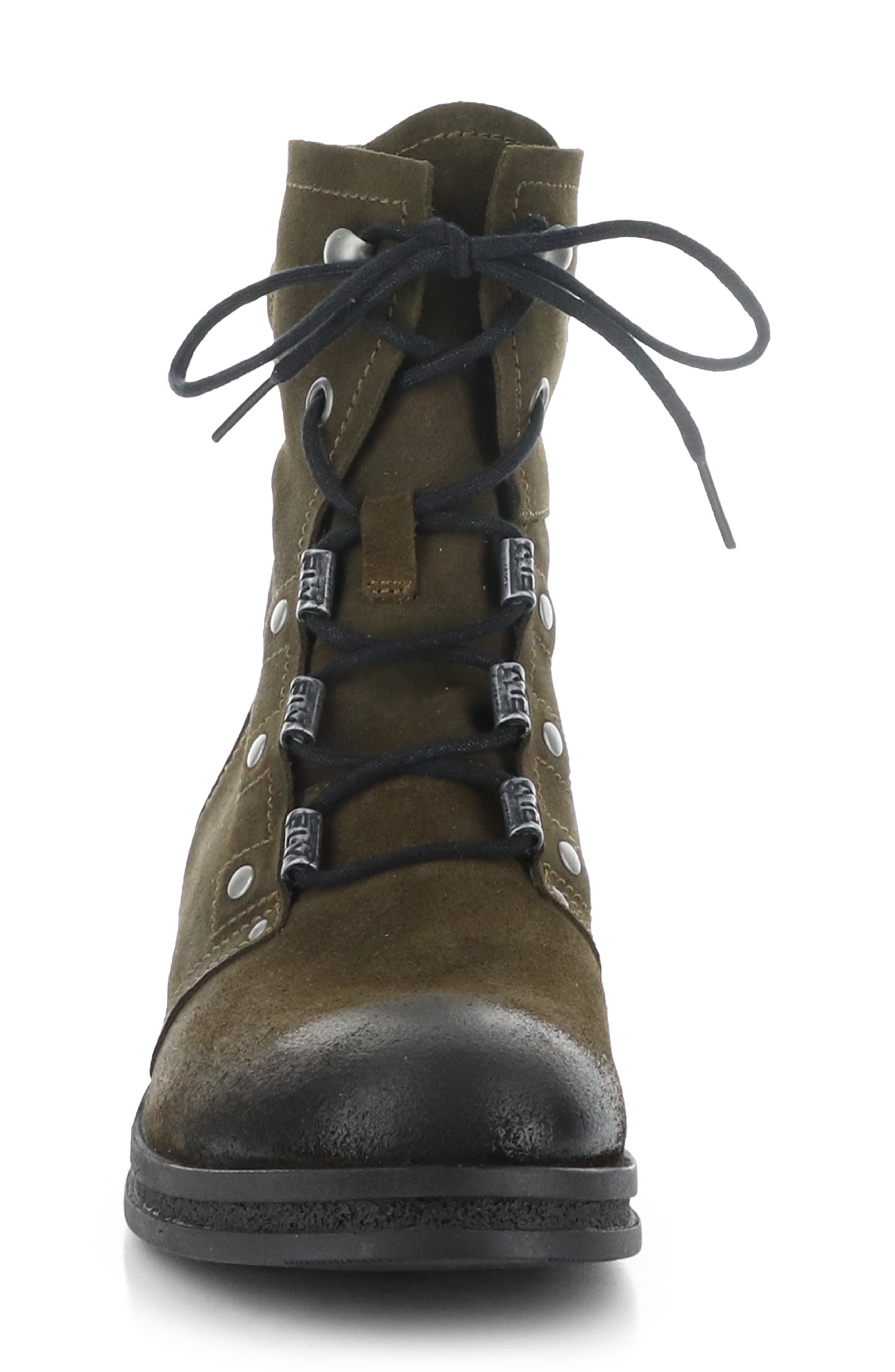 Fly London Knot Suede Combat Boot (Women) | Nordstromrack