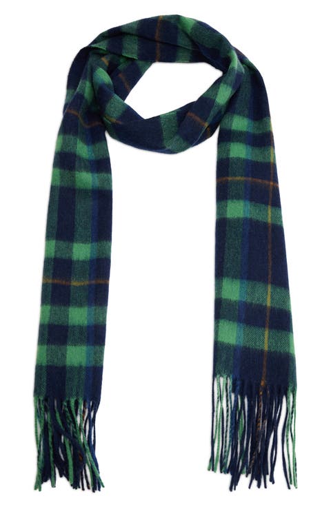 Check Wool Scarf