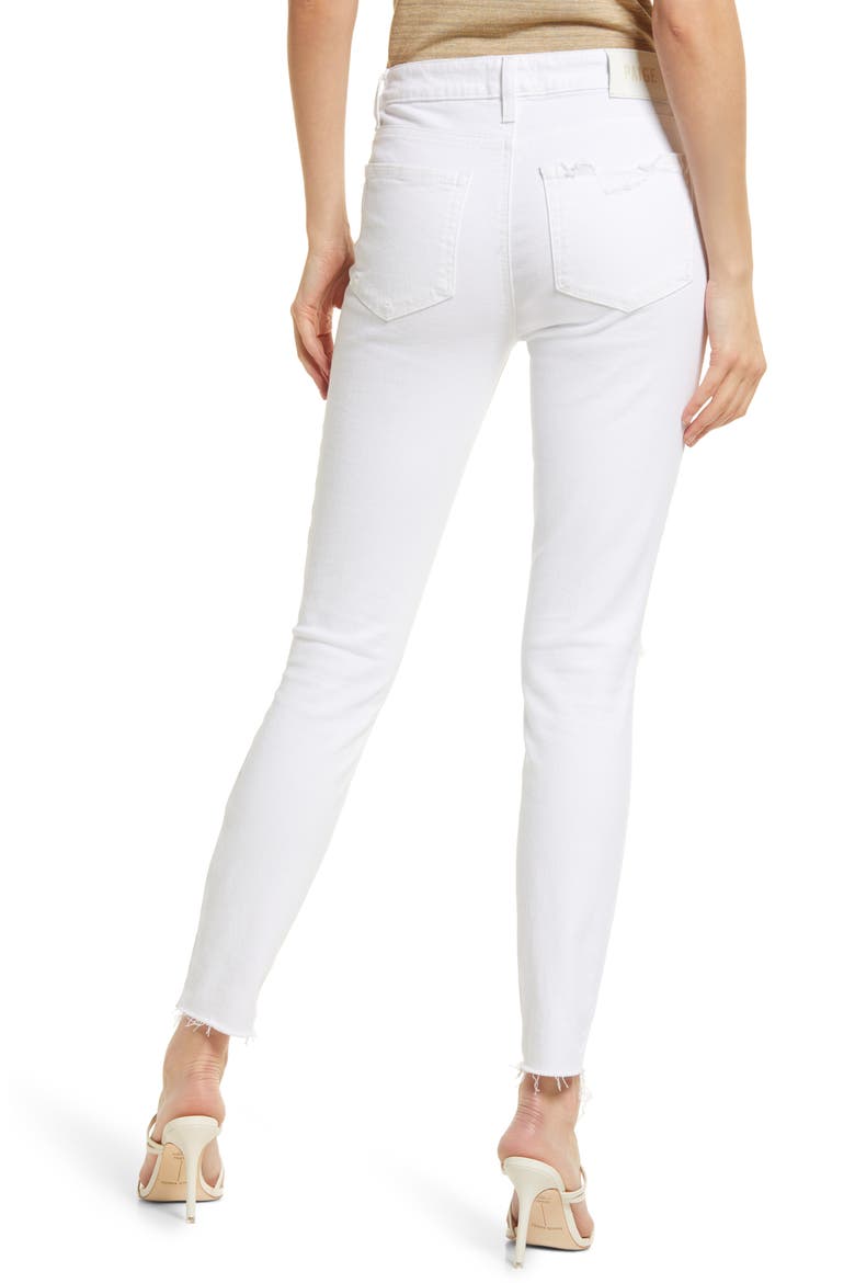 Women's Hoxton Ripped Raw Hem Skinny Jeans, Alternate, color, BLANCHETTE DESTRUCTED