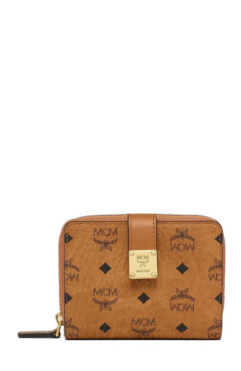 Aren Brass Plate Wallet in Visetos