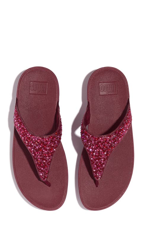 Fitflop Lulu Flip Flop In Luxe Plum