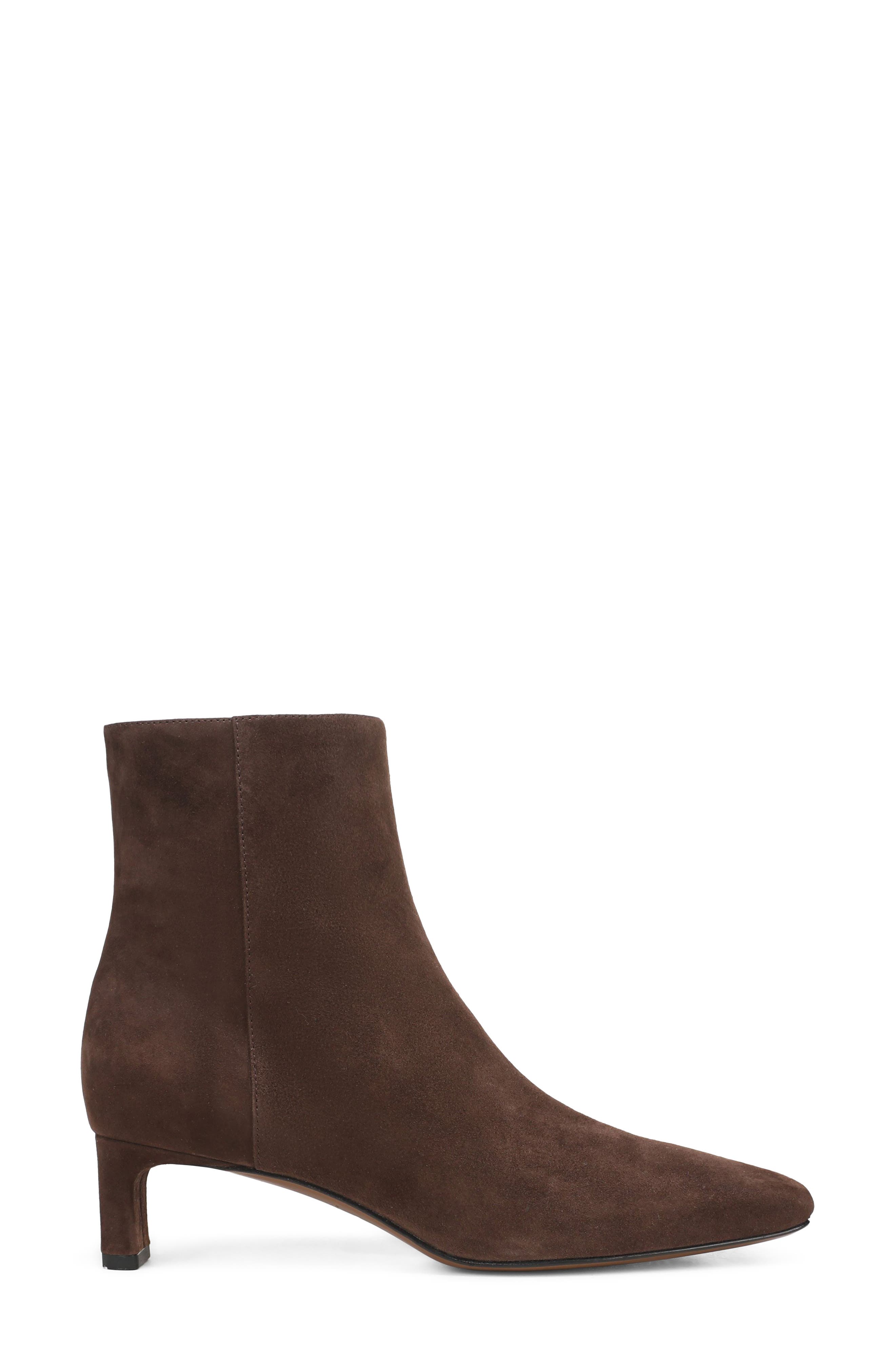Lilith Leather Bootie, Alternate, color, CACAO BROWN
