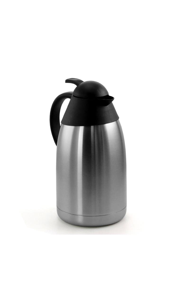 Megachef 2.11 Quart Stainless Steel Thermal Beverage Carafe for Coffee and Tea, Main, color, Silver
