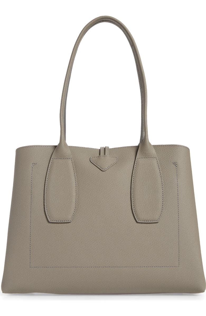 Longchamp Roseau Leather Shoulder Tote, Alternate, color,