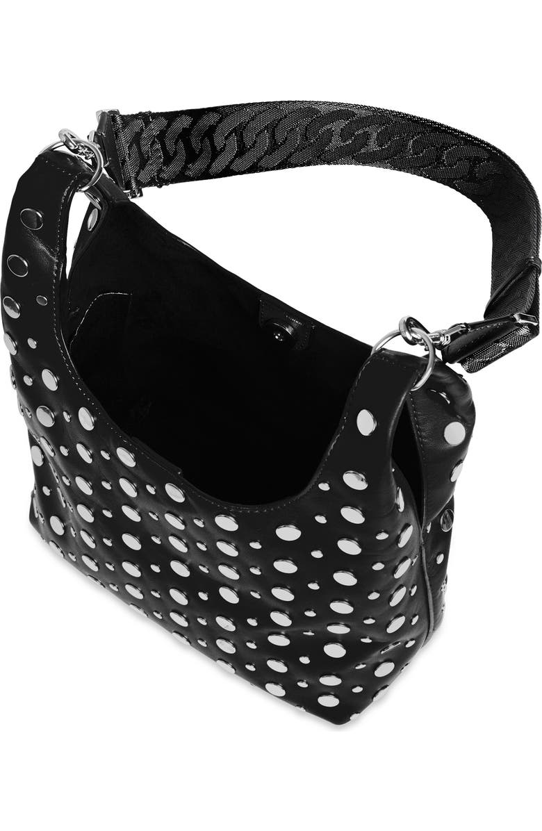 Rebecca Minkoff Ayla Stud Faux Leather Shopper Bag, Alternate, color,