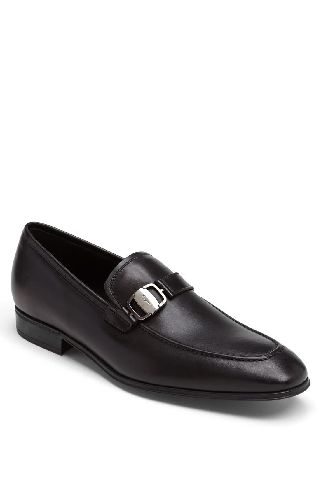 Salvatore Ferragamo 'Francisco' Loafer, Main, color, BLACK