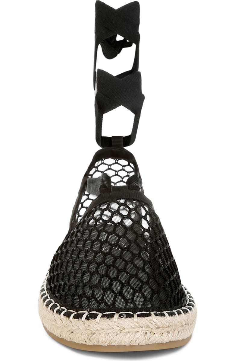 LONDON RAG Sonara Ankle Wrap Espadrille Flat, Alternate, color, Black