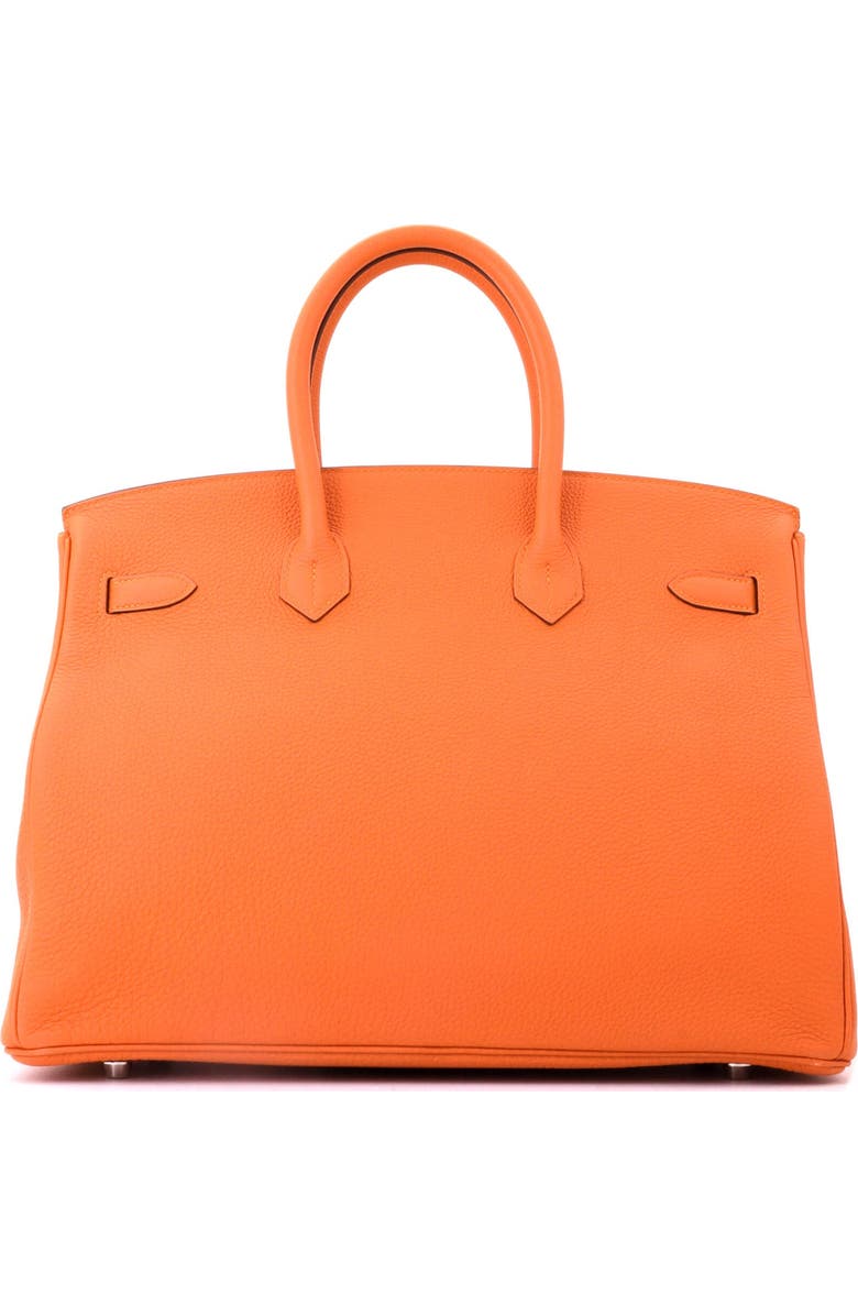 Pre-Owned Hermes Birkin Handbag Orange Togo with Palladium Hardware 35, Alternate, color, Feu