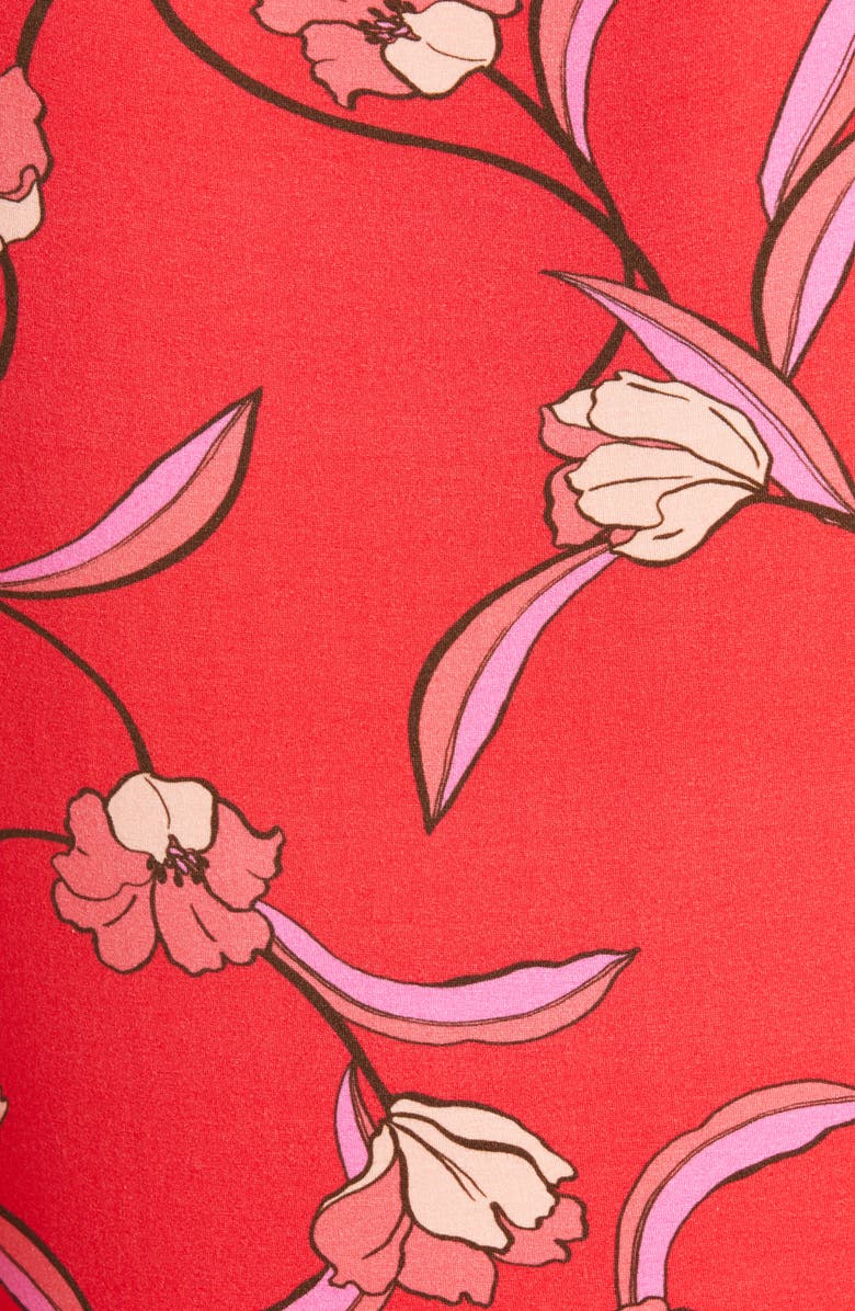 St. John Collection Spring Floral Jersey Top, Alternate, color,