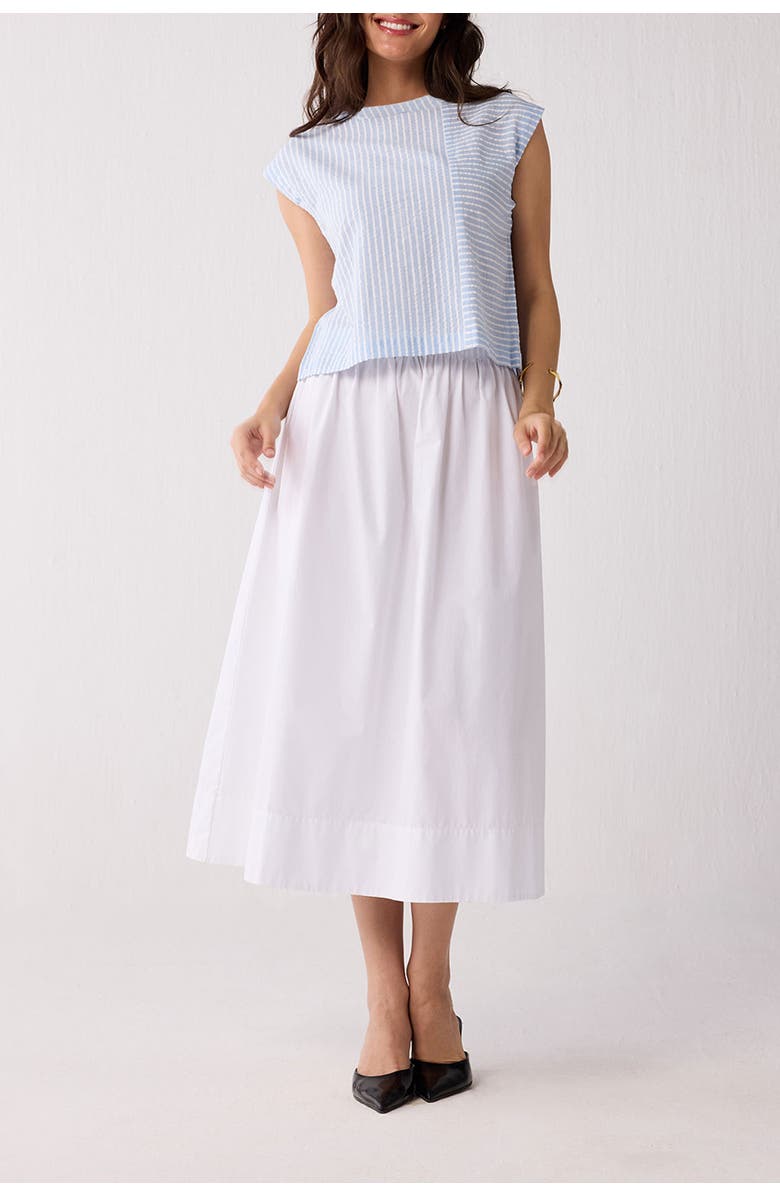 Reistor Button-Back Crew Neck Top, Main, color, 