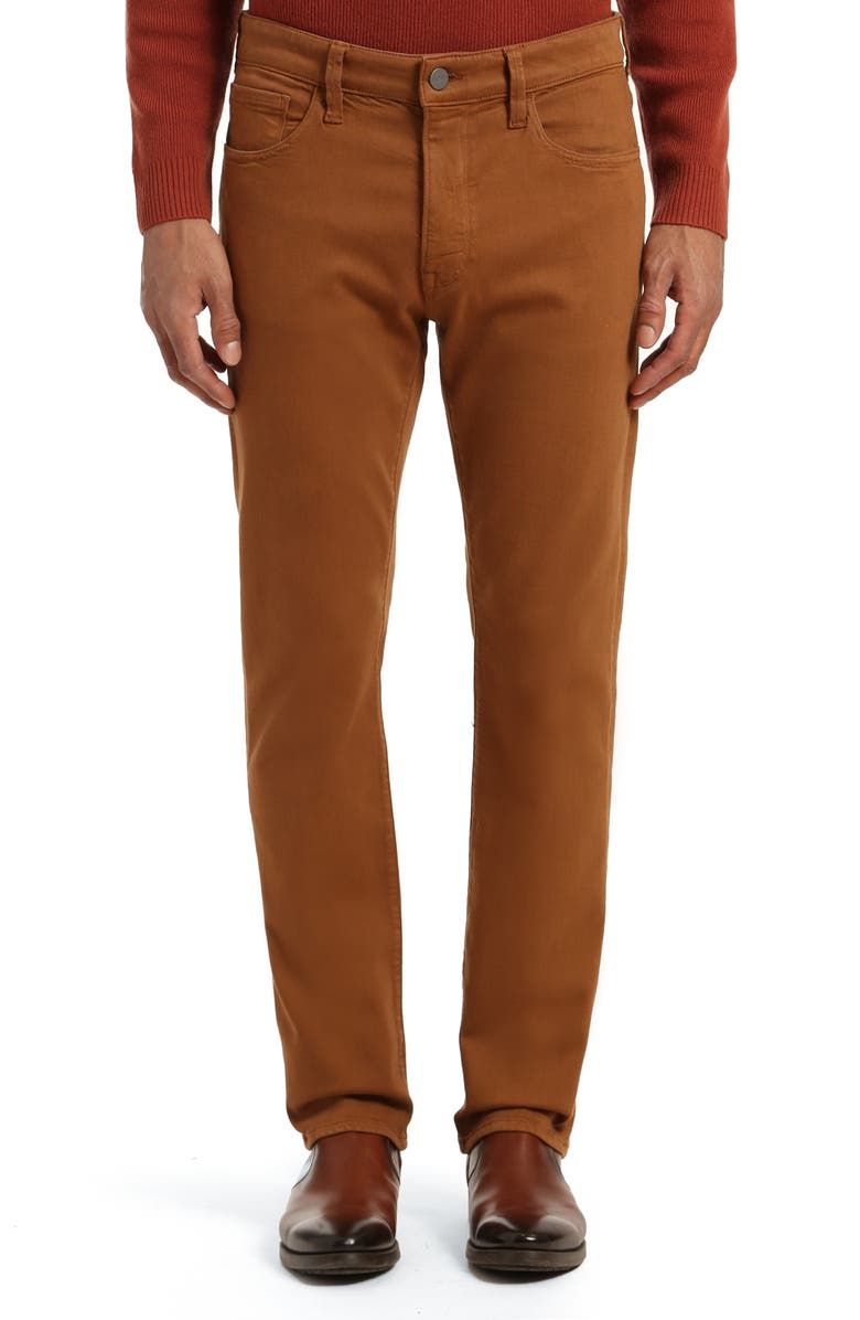 34 Heritage Courage Relaxed Straight Leg Pants, Main, color, Tobacco