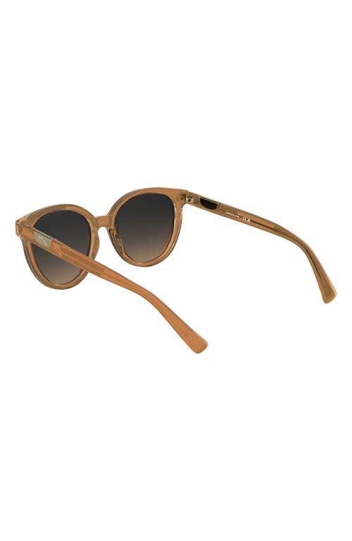 Longchamp Le Pliage 52mm Gradient Round Sunglasses